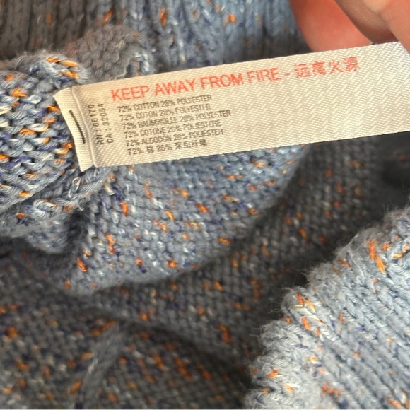 Free People Beach Blue Knit Sweater Pants Size XS - Picture 5 of 11